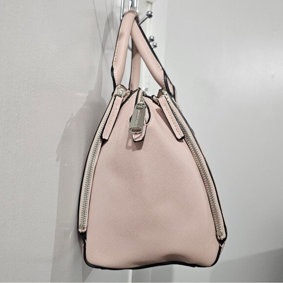 Steve Madden - Handbag Satchel Two Way Multiple Compartments - Baby Pink - Picture 3 of 13